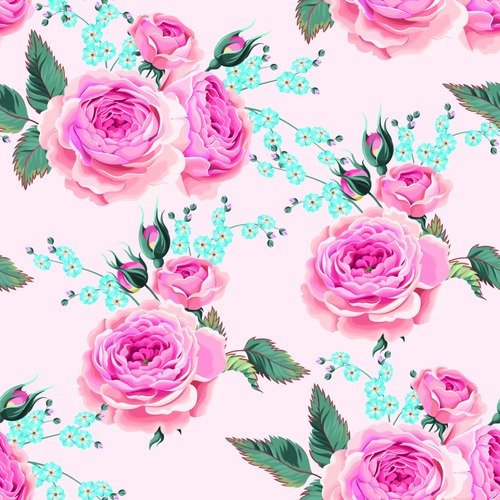 Flower material vector background illustration png