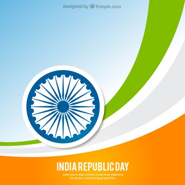 Abstract india republic day background