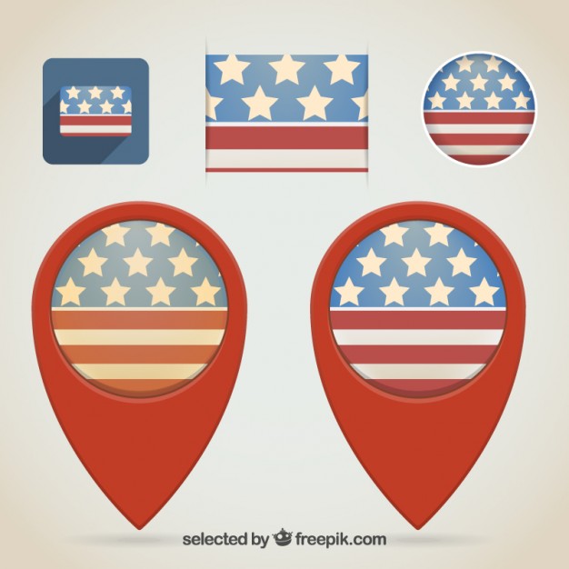 American badges