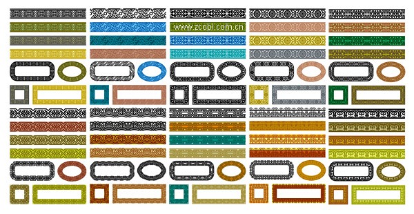 Antique Border 1 vector