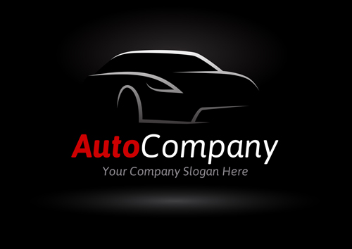 Auto company logos creative vector 01