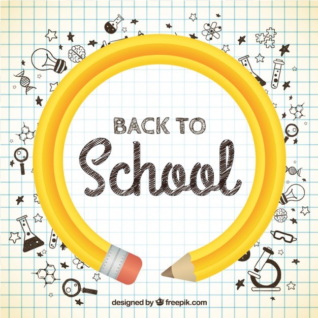 Back to school pencil