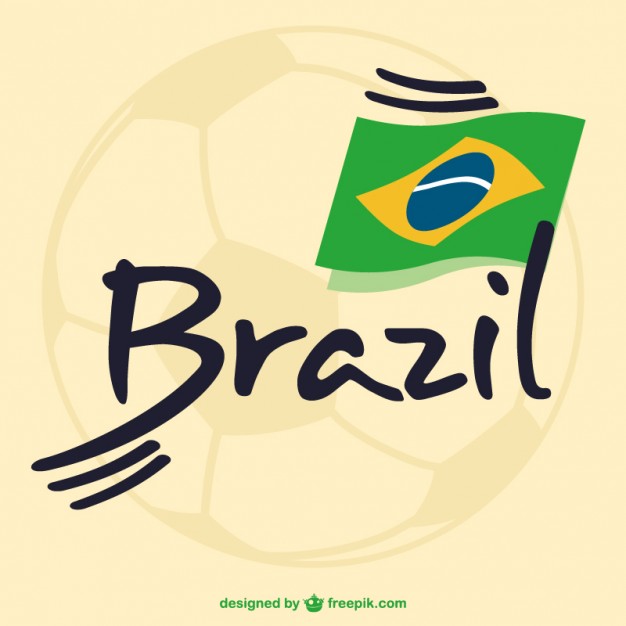 Brazil football free vector graphics