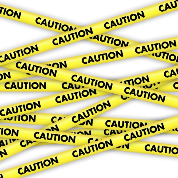 Caution Yellow Tapes  Vector | Free Download