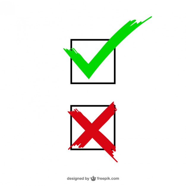 Check marks vector  Vector | Free Download