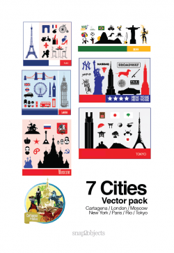 7 Cities Vector Pack