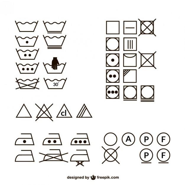 Clothes wash vectors collection  Vector | Free Download