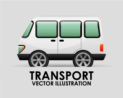 Collection of transportation vehicle vector material 08