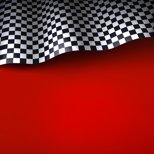 Colored background with checkered flag vectors 05
