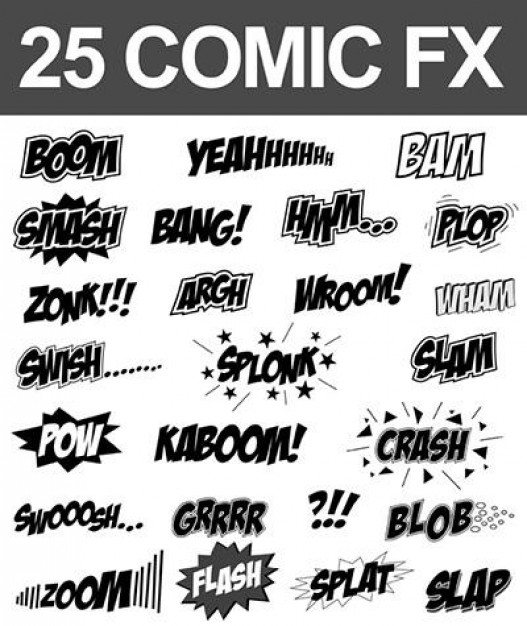 Comic sound fx  Vector | Free Download