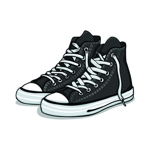 Creative low shoe vector graphics 04