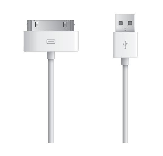 Data lines Plug vector set