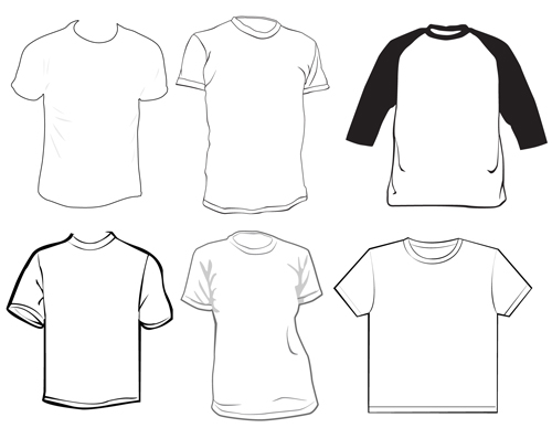 Different Clothes elements vector 07