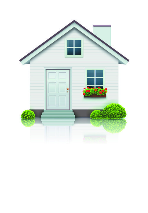 Different Houses design elements vector 01