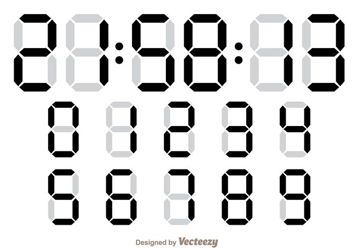 Digital Number Counter – Download Free Vector Art, Stock Graphics & Images