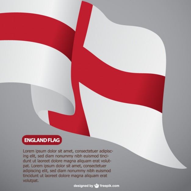 England flag free template
