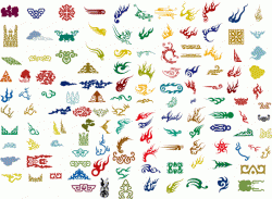 Flame Pattern Vector