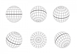 Free Globe Grid Outline Vector