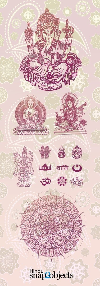 Free Vector Hindu Elements