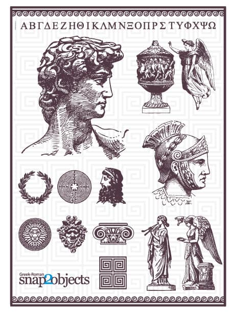 Free Vector Roman Elements