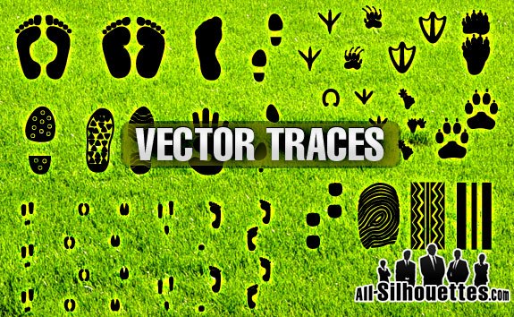 Free Vector Traces – All-Silhouettes