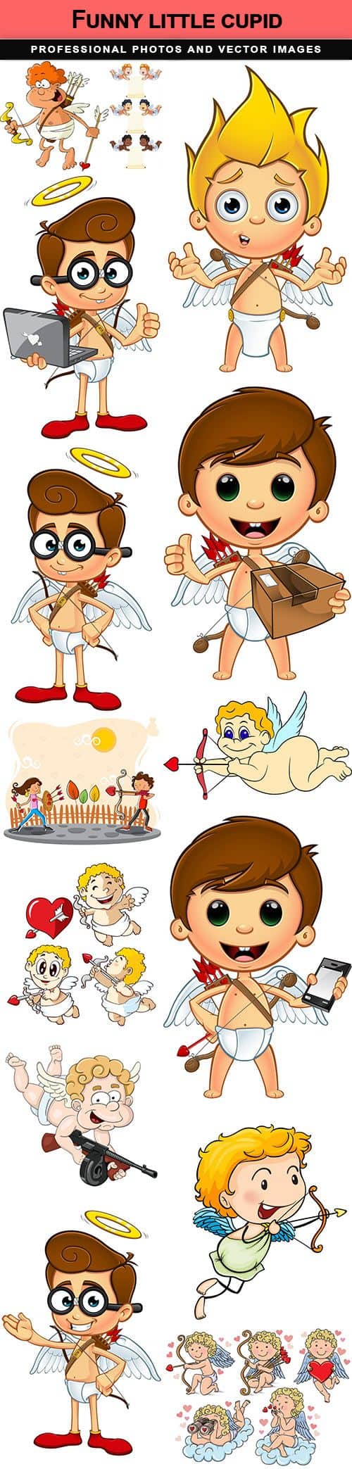 Funny little cupid