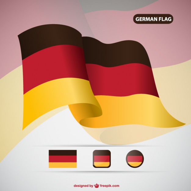 Germany flag vector background