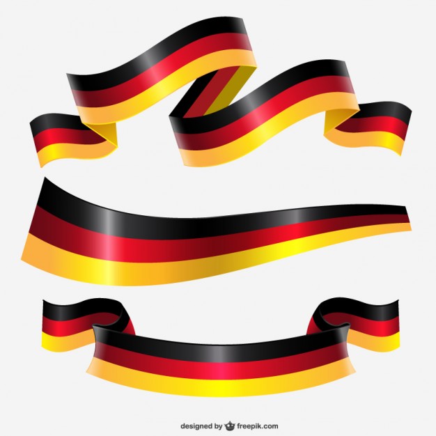 Germany ribbon flag