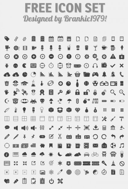glyph icon set psd  PSD file | Free Download