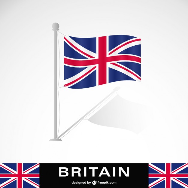 Great Britain flag vector free