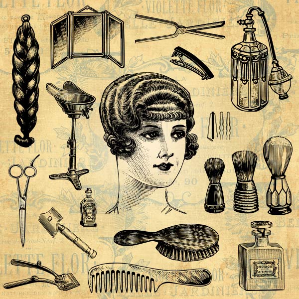 Hair Salon | Mens Haircut | Beauty and Barber Design Elements