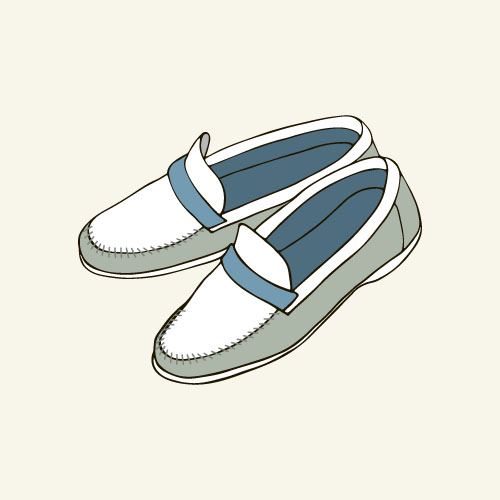 Hand drawn shoes illustration vector 04