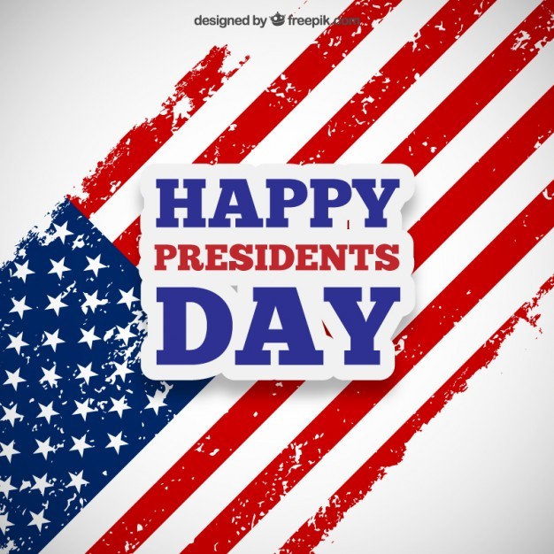 Happy presidents day card