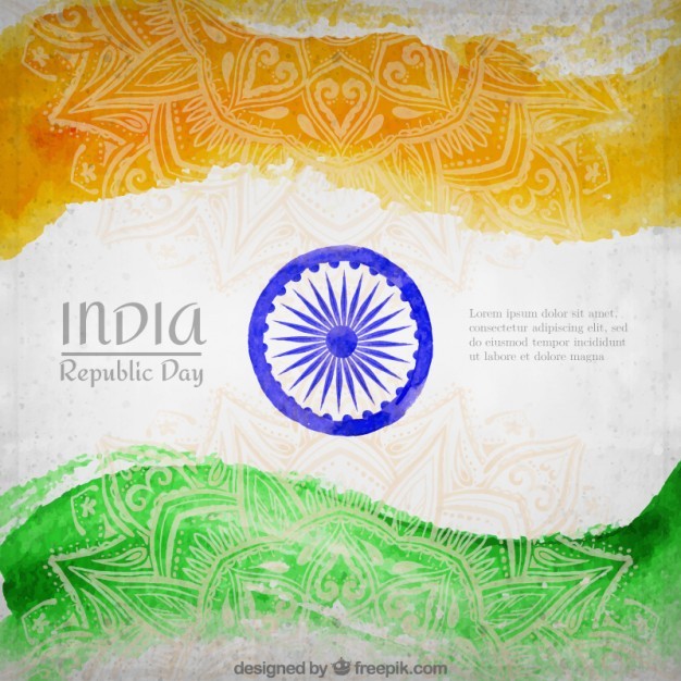 India republic day flag background