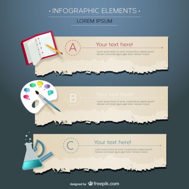 Infographic education disciplines