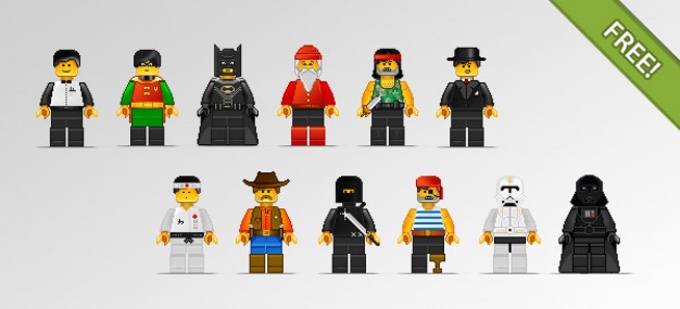lego character illustrations