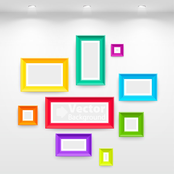 Lights Irradiation effects vector Graphics 03