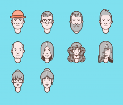 Material Design Avatars Free | IconStore