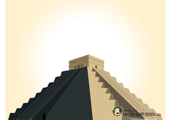 Mayan Pyramid Vector