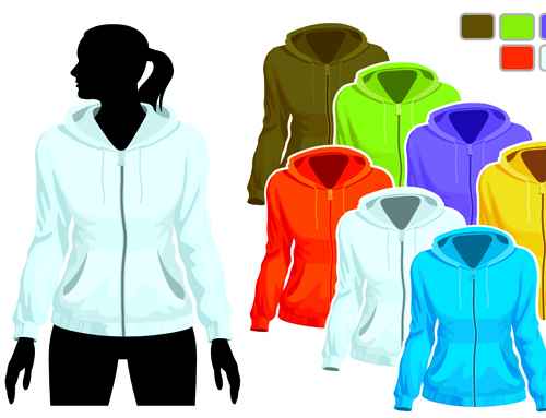 Mens and womens clothing design elements 02