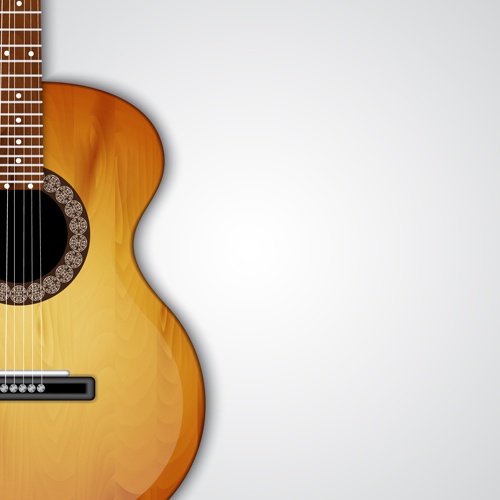 Modern musical Instruments backgrounds vector 01