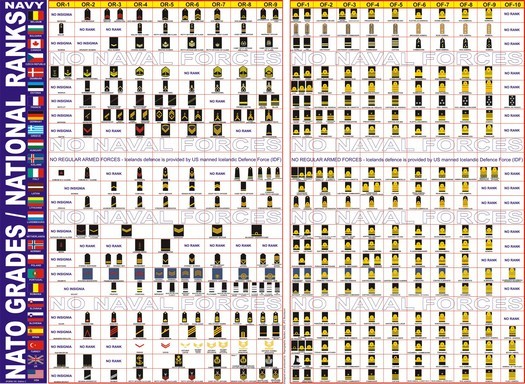 Nato Army/Navy/AirForce Enlisted Ranks png