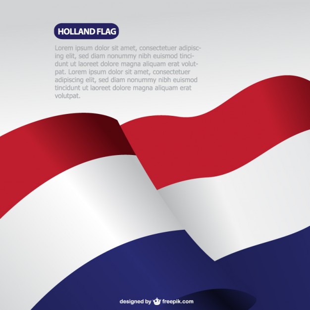 Netherlands vector flag