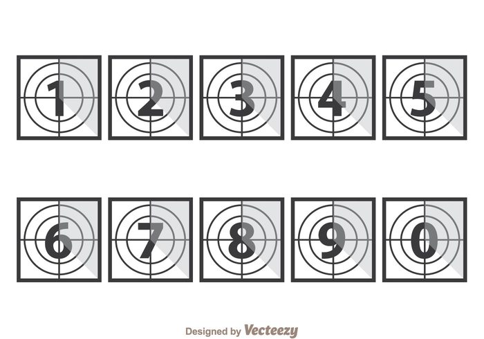 Number Counter Movie Style – Download Free Vector Art, Stock Graphics & Images