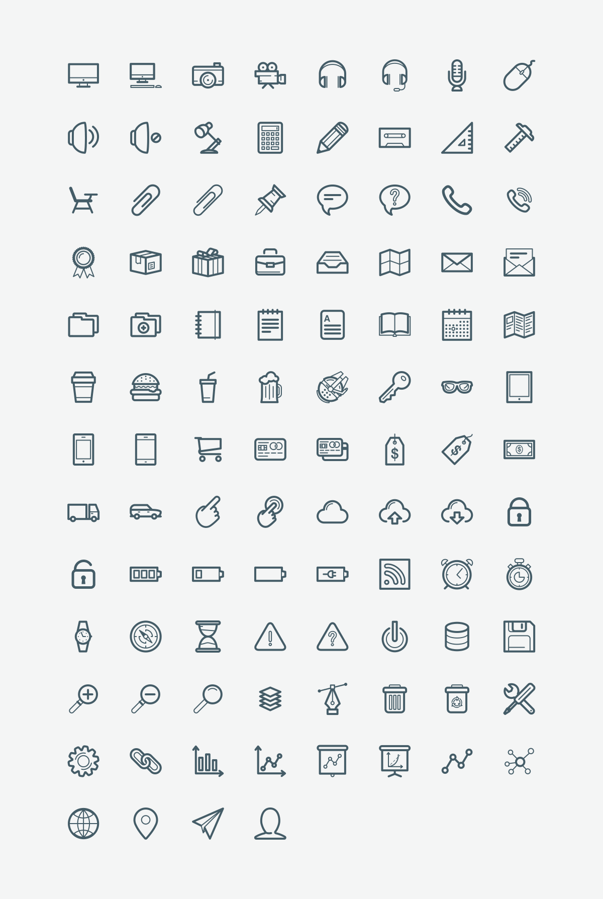 100 Office Icons | IconStore