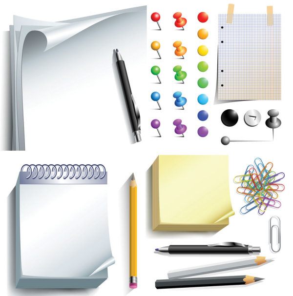 Office Supplies vector material