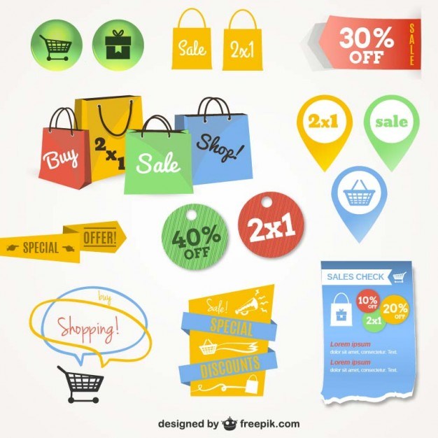 Online shopping interface graphics  Vector | Free Download