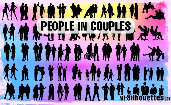 People in Couples – All-Silhouettes