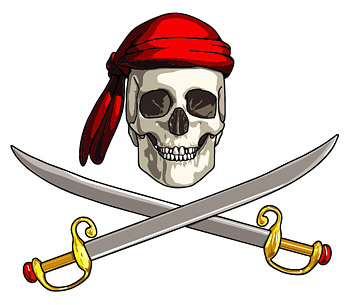 Pirates Logo Vector material