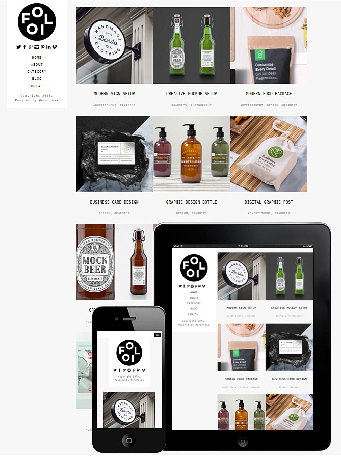 Folio Responsive Theme WordPress